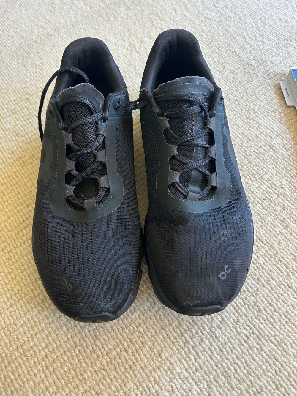 On Running Men’s Black Athletic Running Shoes